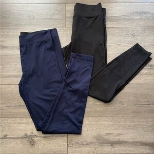 2 A New Day women’s legging pants. Navy and Black. Size M